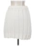 Zara Solid White Casual Skirt Size S - photo 2