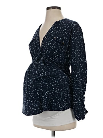 Motherhood Long Sleeve Blouse (view 1)