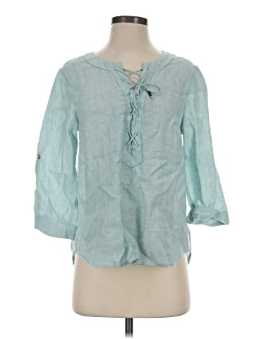 Maeve by Anthropologie 3/4 Sleeve Blouse (view 1)