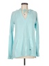Lilly Pulitzer Luxletic Solid Teal Pullover Sweater Size M - photo 1