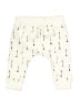 Rae Dunn 100% Cotton Graphic Ivory Casual Pants Size 0-3 mo - photo 2