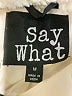 Say What? 100% Polyester Ivory Faux Fur Jacket Size M - photo 6