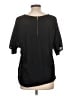 J.Crew Black Short Sleeve Blouse Size L - photo 2