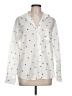 Grayson 100% Cotton Stars White Long Sleeve Blouse Size Lg (4) - photo 1