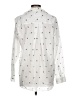Grayson 100% Cotton Stars White Long Sleeve Blouse Size Lg (4) - photo 2