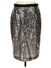 Pure Collection 100% Polyamide Metallic Silver Formal Skirt Size 8 - 10 - photo 2