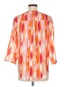 AGB 100% Polyester Orange 3/4 Sleeve Blouse Size M - photo 2