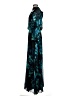 Xscape 100% Polyester Floral Teal Cocktail Dress Size 6 - photo 5