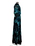 Xscape 100% Polyester Floral Teal Cocktail Dress Size 6 - photo 4