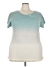 Unbranded Teal Short Sleeve Top Size 3X - photo 1