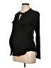 Bask Atelier Black Long Sleeve Blouse Size Lg Maternity - photo 1