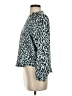 Rebecca Minkoff 100% Polyester Animal Print Teal Long Sleeve Blouse Size XS - photo 5