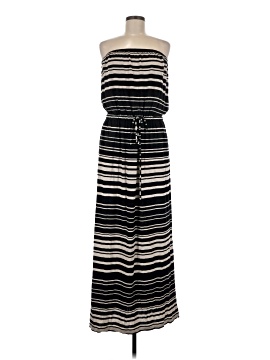 black dress hot Sexy Prom Dresses Strapless Slit Black Prom Dress Birthday Outfits P76