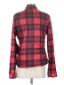Forever 21 Plaid Red Long Sleeve Blouse Size S - photo 2