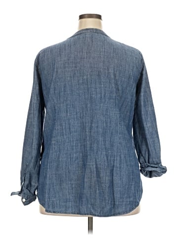 Van Heusen 3/4 Sleeve Button-Down Shirt (view 2)