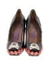 Irregular Choice Floral Black Heels Size 7 - photo 2
