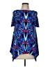 Rafaella Blue Short Sleeve Blouse Size M (petite) - photo 1