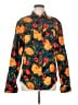 J.Crew 100% Cotton Floral Multi Color Orange Jacket Size M - photo 1