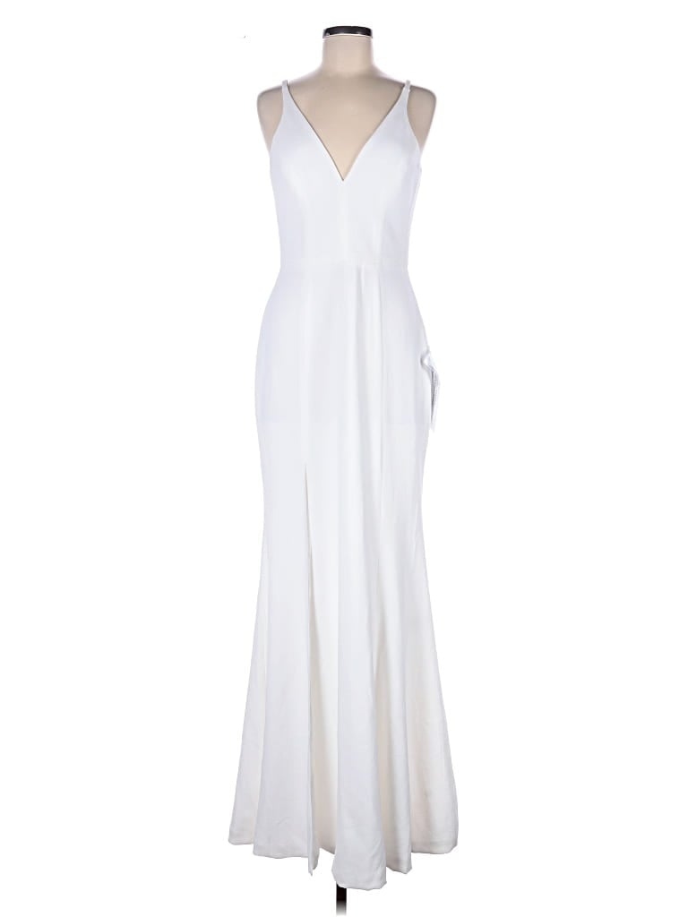 Pre-owned Dress The Population Cocktail Dress In White