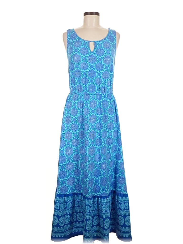 Pre-owned Talbots Casual Dress In Blue