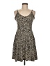Acevog Animal Print Tan Casual Dress Size M - photo 1