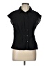 MNG Black Sleeveless Button-Down Shirt Size 34 waist - photo 1