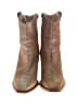 Shyanne 100% Leather Gold Brown Boots Size 8 1/2 - photo 2