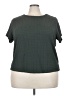 Terra & Sky Green Short Sleeve Top Size 3X - photo 1