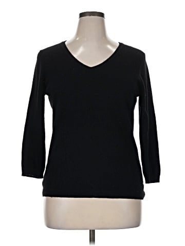 Neiman Marcus Cashmere Pullover Sweater (view 1)