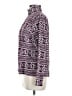 Lands' End 100% Polyester Paisley Purple Pullover Sweater Size M - photo 5