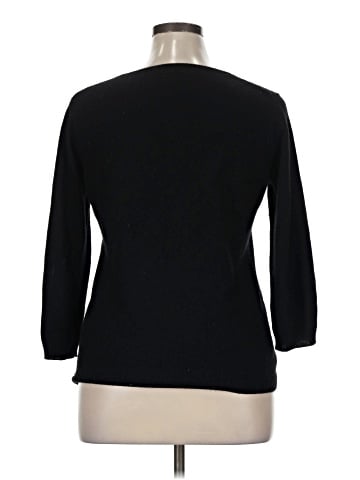 Neiman Marcus Cashmere Pullover Sweater (view 2)