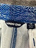 Lands' End Paisley Blue Board Shorts Size 14 - photo 3
