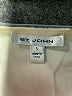 St. John Floral Ivory Gold Sleeveless Silk Top Size L - photo 7