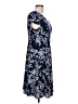 Studio One Paisley Blue Casual Dress Size L - photo 4