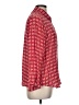 Joe Fresh Print Red Long Sleeve Blouse Size M - photo 4