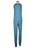 YFB 100% Rayon Solid Blue Jumpsuit Size XS - photo 2