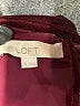 Ann Taylor LOFT 100% Polyester Burgundy Sleeveless Top Size XS - photo 7