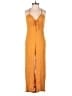 ASOS 100% Viscose Solid Orange Jumpsuit Size 4 - photo 1
