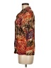 Sag Harbor Print Brown Short Sleeve Blouse Size M (estimated) - photo 5
