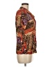 Sag Harbor Print Brown Short Sleeve Blouse Size M (estimated) - photo 4