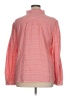 Ann Taylor LOFT Checkered-gingham Red Long Sleeve Blouse Size XL - photo 2