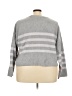 Pinque Stripes Gray Pullover Sweater Size XXL - photo 2