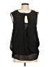 Single 100% Polyester Black Sleeveless Blouse Size M - photo 1