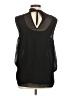 Single 100% Polyester Black Sleeveless Blouse Size M - photo 2