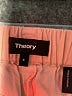 Theory Solid Pink Linen Pants Size 6 - photo 4