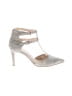 Nine West Metallic Silver Gray Heels Size 8 1/2 - photo 1
