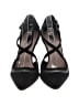 Tahari 100% Leather Black Heels Size 8 1/2 - photo 2