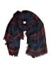 Unbranded 100% Polyester Plaid Burgundy Blue Scarf One size - photo 1