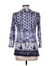 David Cline Blue 3/4 Sleeve Blouse Size L - photo 2