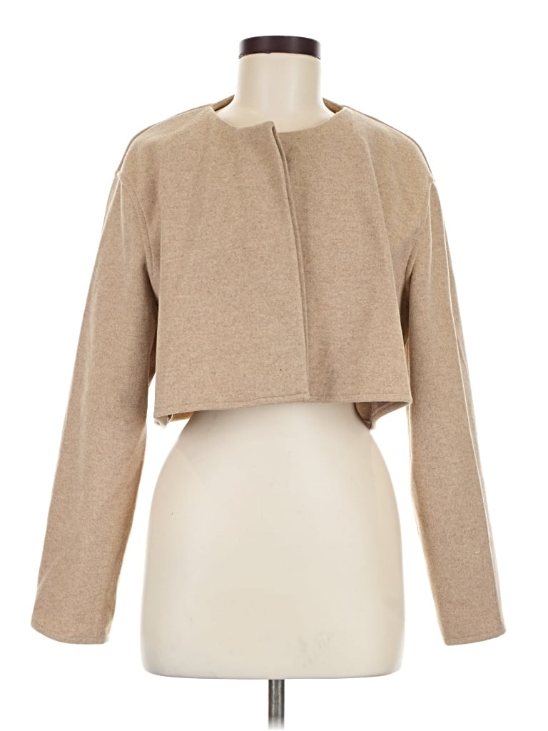 Pre-owned Unbranded Cardigan Sweater In Tan